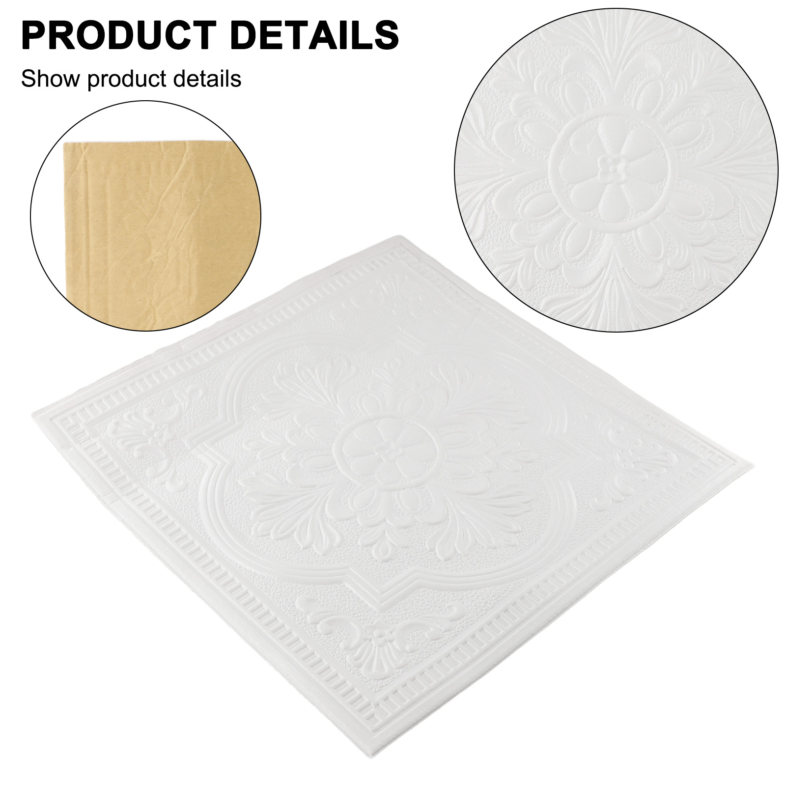 Wall Panel 3D Texture - แผ่นโฟมผนังลายหิน 3 มิติ เพื่อเพิ่มมิติทางสายตาบนผนังเรียบในห้องนั่งเล่น ห้องนอน และทางเดิน