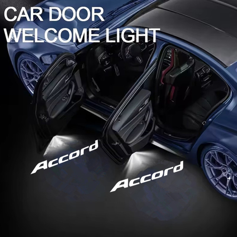 Interior Design Logo - ไฟส่องโลโก้ LED ฉายภาพบนประตูรถยนต์ สำหรับ Honda Accord