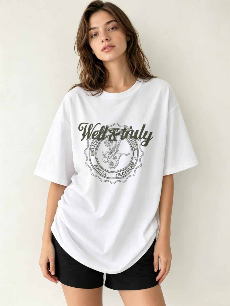 Interior Design Your Home - เสื้อยืดเด็กผู้หญิง ดีไซน์ตกแต่งภายใน ผ้าฝ้าย ของตกแต่งบ้าน แขนสั้น แฟชั่นลำลอง