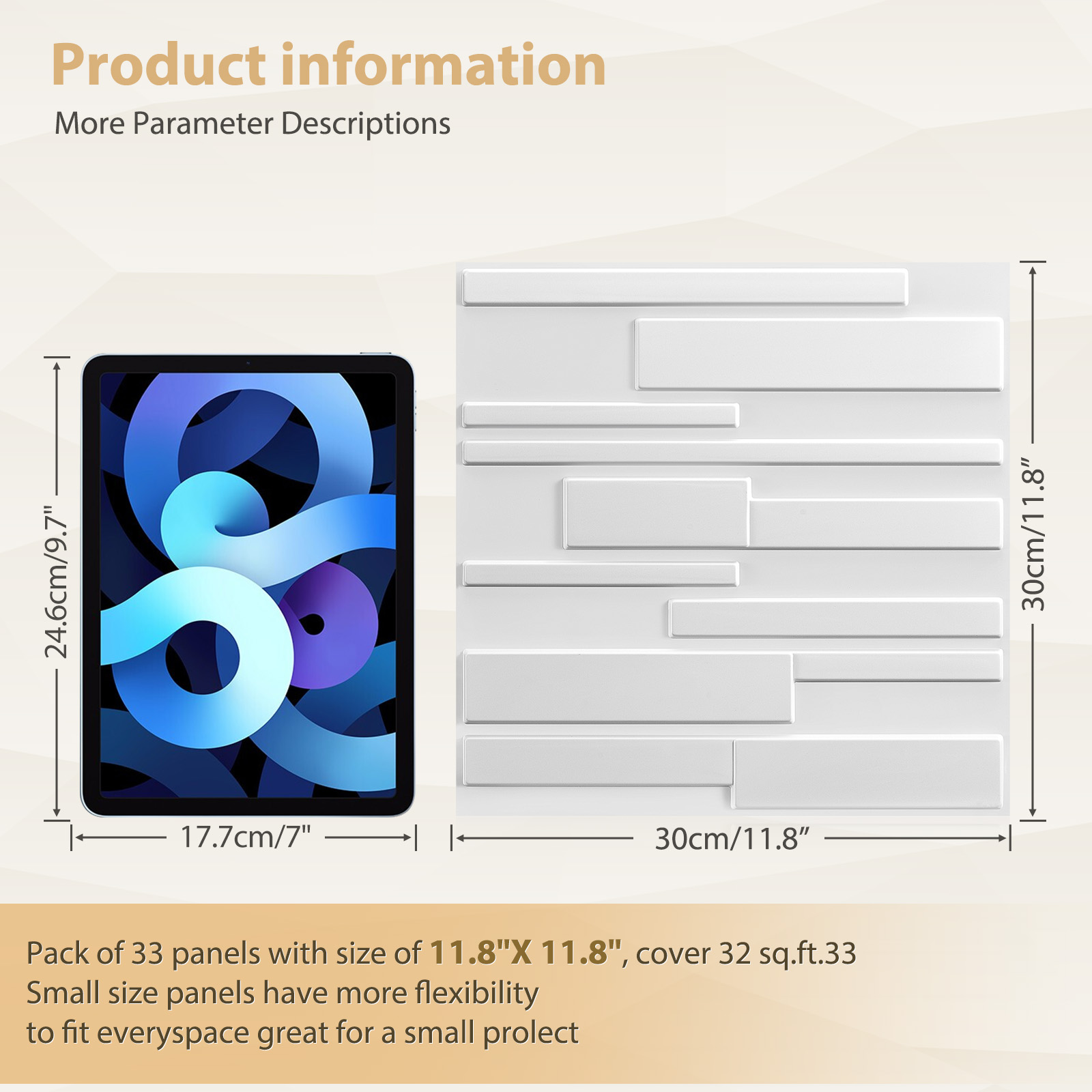 แผ่นผนังตกแต่งผนังภายในแบบ 3 ม - Wall Panel 3D Texture บทวิจารณ์และราคา