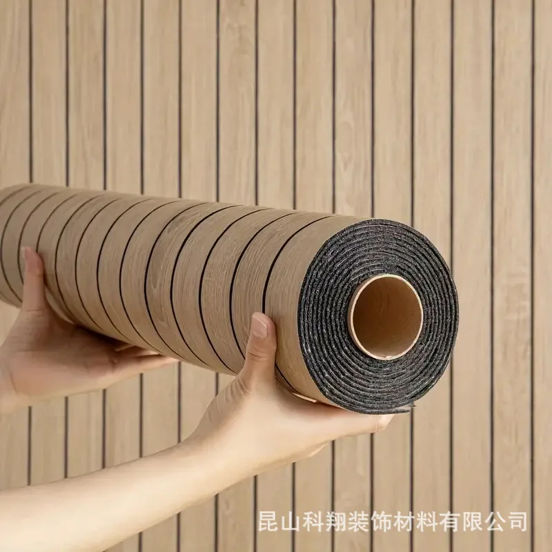 แผ่นผนังไม้ 3 มิติ 1 ม้วน แบบล - Wall Panel 3D Texture บทวิจารณ์และราคา