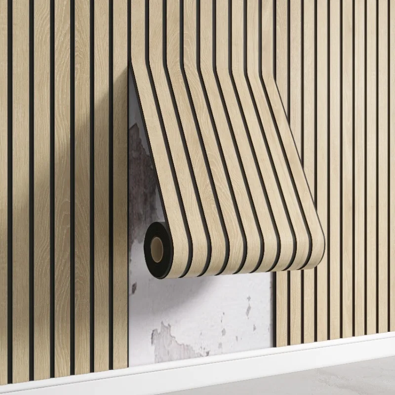 แผ่นผนังไม้ 3 มิติ 1 ม้วน แบบล - Wall Panel 3D Texture บทวิจารณ์และราคา