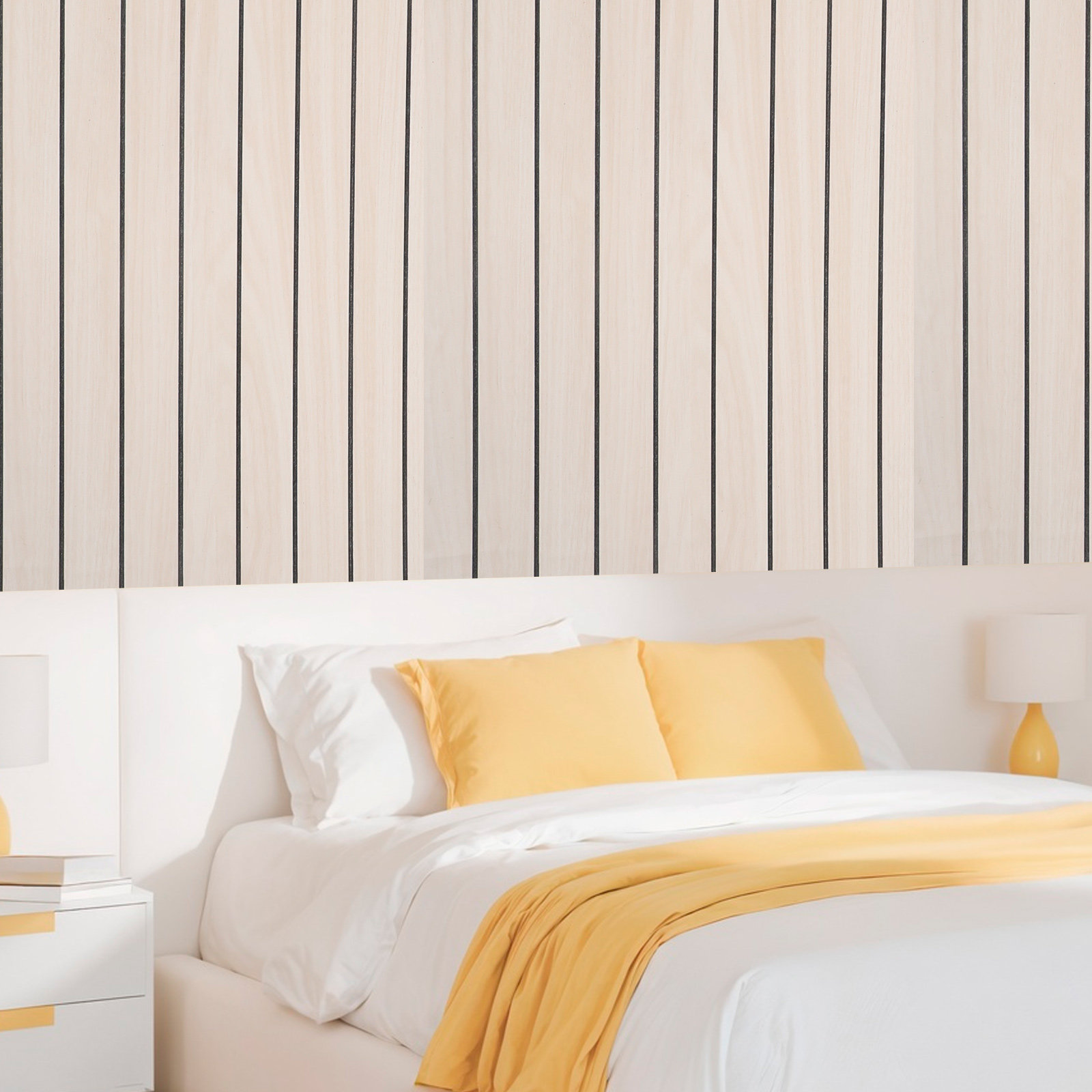 แผ่นผนังลายไม้ 300x40 ซม. วอลเ - Wall Panel 3D Texture บทวิจารณ์และราคา