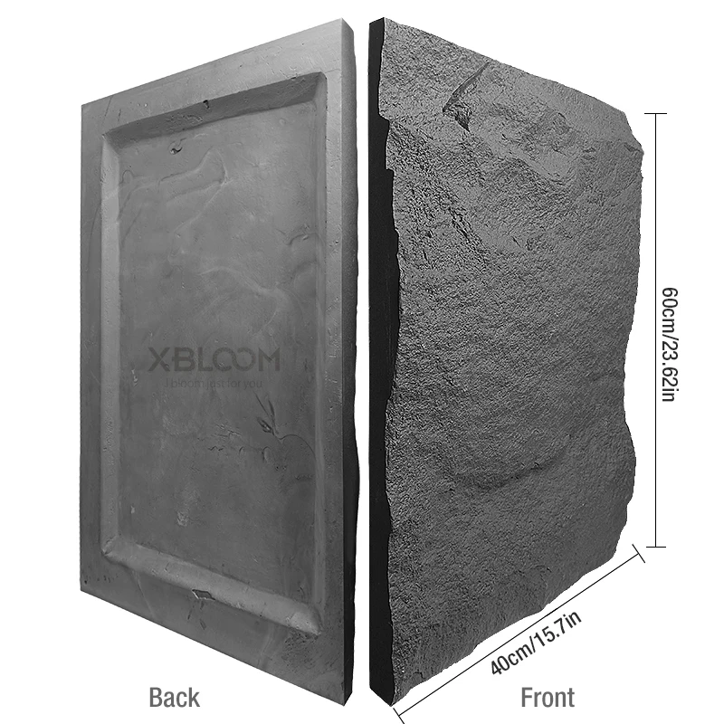 60x40 ซม.กล่องหิน 3D ผนังแผง r - Wall Panel 3D Texture บทวิจารณ์และราคา