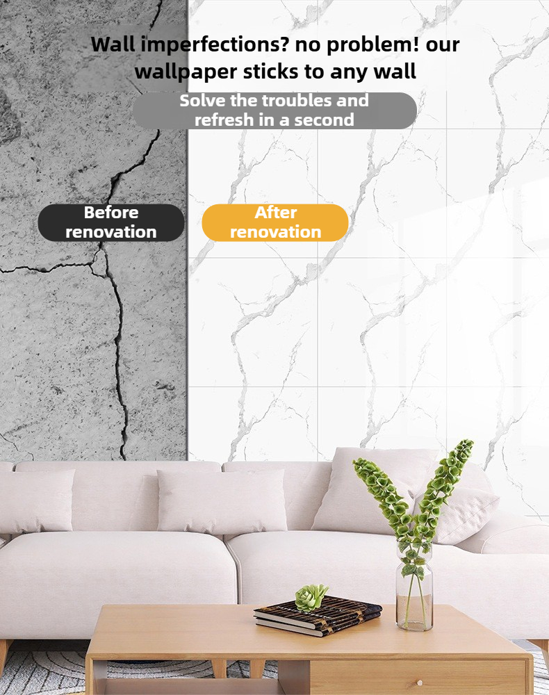 แผ่นติดผนังลายหินอ่อนกันน้ำ ขน - Wall Panel 3D Texture บทวิจารณ์และราคา