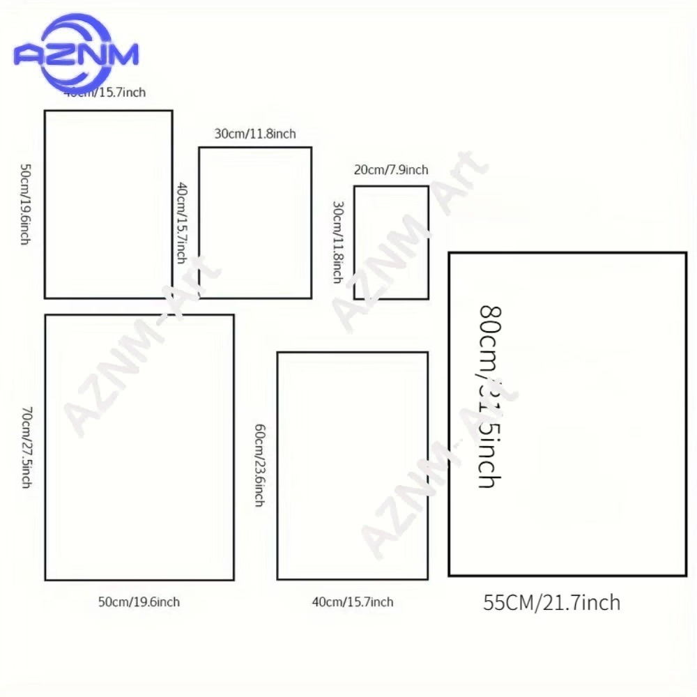 1/2 ชิ้นภาพวาดรูปทรงเรขาคณิตแบ - Interior Design Scandinavian บทวิจารณ์และราคา