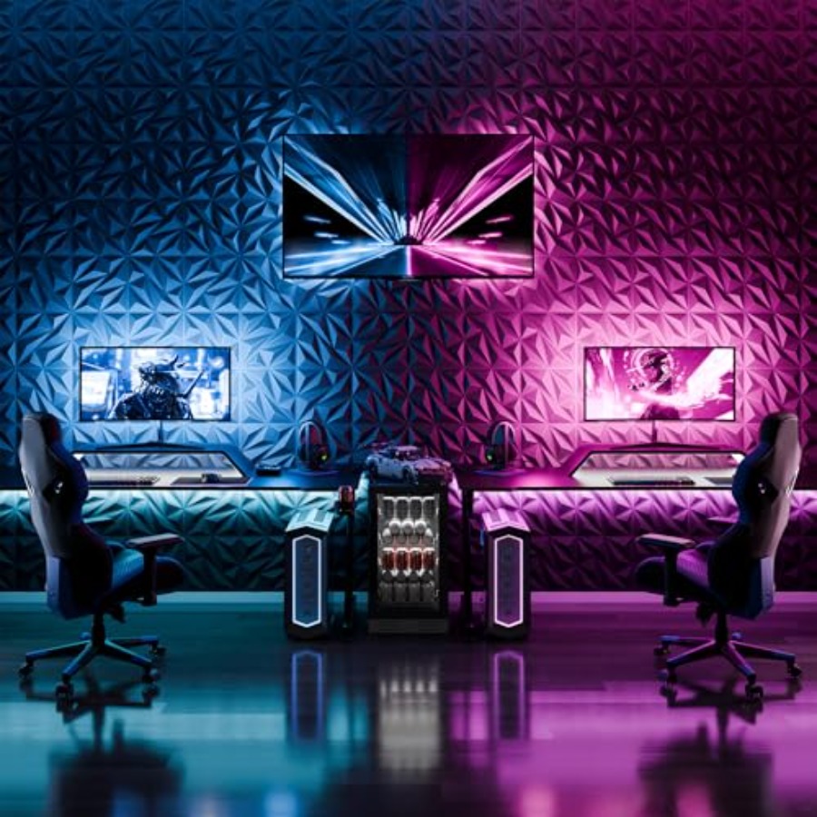 แผ่นผนัง 3D สีดำ ขนาด 15.5 ตร. - Wall Panel 3D Texture บทวิจารณ์และราคา