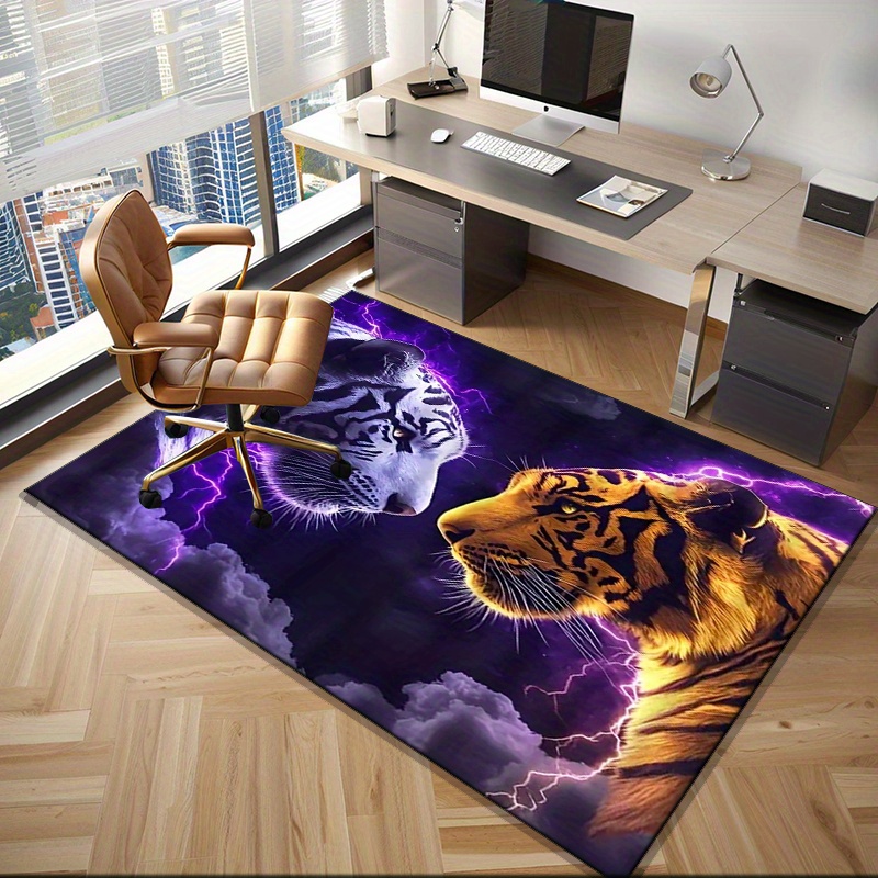 พรมลายเสือพร้อมเอฟเฟกต์ไฟฟ้า ส - Interior Design Your Home บทวิจารณ์และราคา