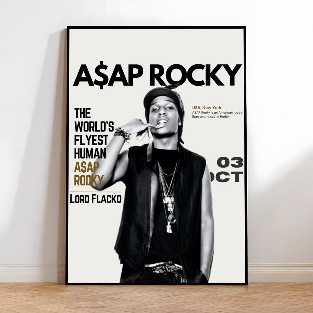 A-AP ร็อคกี้ A-ASAP อัลบั้มแร็ - Interior Design Poster บทวิจารณ์และราคา