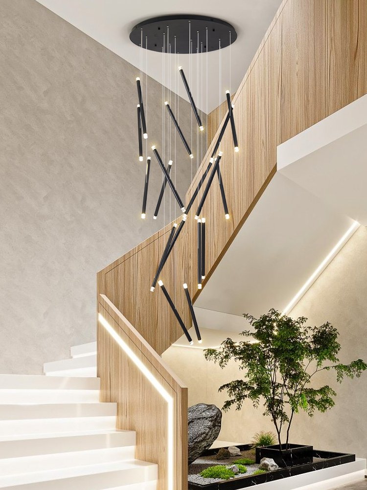 โคมไฟระย้า LED โมเดิร์น โคมไฟร - Interior Design Deck บทวิจารณ์และราคา